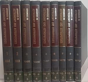 Advances in Astronomy and Astrophysics (9 vols.cpl./ 9 Bände KOMPLETT)