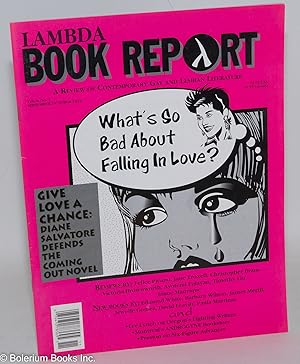 Bild des Verkufers fr Lambda Book Report: a review of contemporary gay & lesbian literature vol. 4, #1, Sept/Oct 1993 : Give Love a Chance zum Verkauf von Bolerium Books Inc.