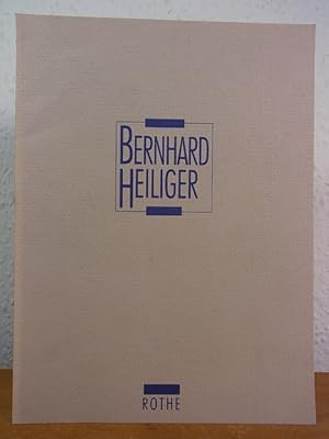 Imagen del vendedor de Bernhard Heiliger. Fr�he Plastiken und Handzeichnungen, neue Plastiken, Reliefobjekte und Assemblagen 1957 bis 1993. Ausstellung Galerie Rothe, Frankfurt am Main, 15. Oktober bis 23. Dezember 1993 a la venta por Antiquariat Weber