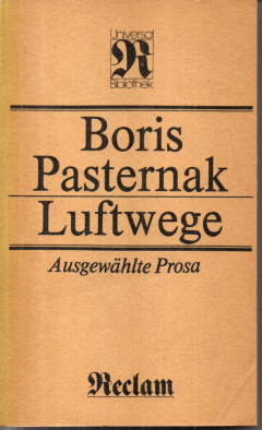 Bild des Verkufers fr Luftwege. Ausgewhlte. Prosa. zum Verkauf von Leonardu