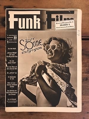 Funk und Film, 7. Jahrgang, Nummer 22, 1. Juni 1951: In dieser Nummer: Aus dem Inhalt: "Verlorene...