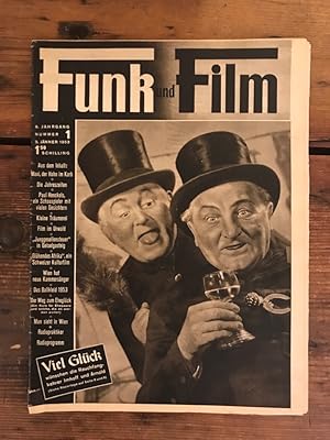 Funk und Film, 9. Jahrgang, Nummer 1, 3. Jänner 1953: Rauchfangkehrer Imhoff und Arnold (Arnold J...