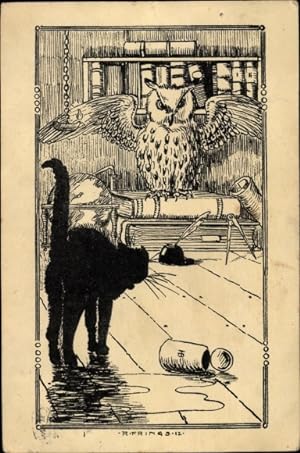 Studentika Künstler Ansichtskarte / Postkarte Frings, R., München, Abiturientia 1912 des Aposteln...