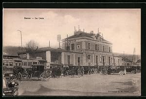 Ansichtskarte Sens, La Gare, Bahnhof