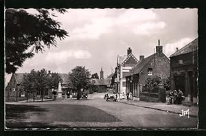 Carte postale Busigny, Place de l`Hôtel de Ville