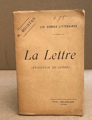 La lettre ( evolution du genre ) by Roustan: (1902) | librairie ...