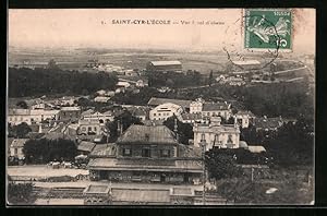 Ansichtskarte Saint-Cyr-L`Ecole, Vue a vol d`oiseau