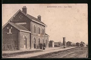 Ansichtskarte Sissonne, La Gare