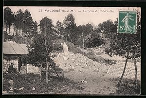 Ansichtskarte Le Vaudoué, Carrières du Nid-Corbin