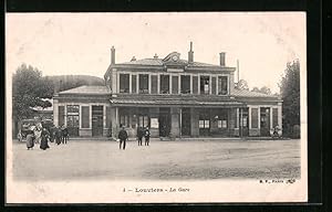 Ansichtskarte Louviers, La Gare