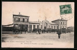 Ansichtskarte Villers-Cotterets, La Gare, vue exterieure