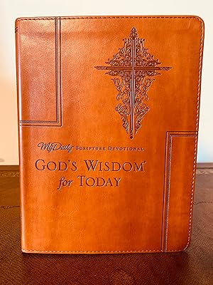 God's Wisdom For Today: My Daily Scripture Devotional [LEATHER BOUND]