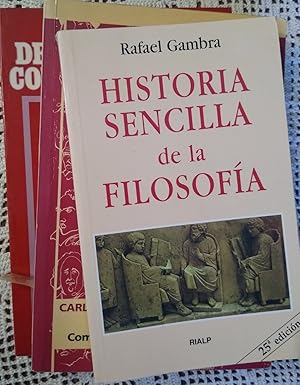 Seller image for HISTORIA DE LA FILOSOFA CONTEMPORNEA + TRAS LAS IDEAS Compendio de Historia de la Filosofa + HISTORIA SENCILLA DE LA FILOSOFA for sale by Libros Dickens