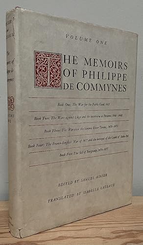 Seller image for Memoirs of Philippe de Commynes, Volume One for sale by Chaparral Books