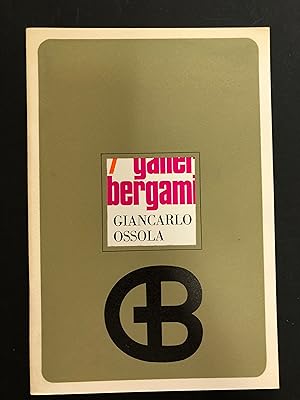 Giancarlo Ossola. Galleria Bergamini 1971.