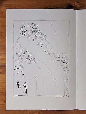 Original untitled lithograph numbered 14/50 signed by the artist, John Bellany
