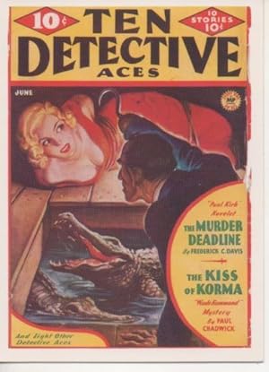 Bild des Verkufers fr Cromo E001912: Cards. Bizarre Detective n 4, The Murder Deadline- the Kiss of Korma zum Verkauf von EL BOLETIN