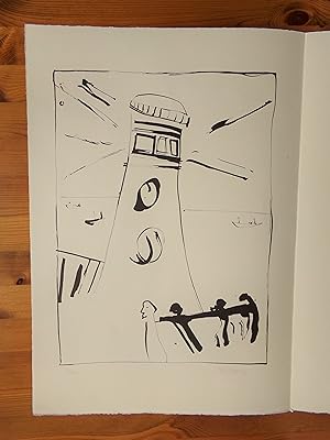Original untitled lithograph numbered 14/50 and signed by the artist, John Bellany