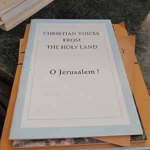 Seller image for Christian Voices From The Holy Land O Jerusalem for sale by SGOIS