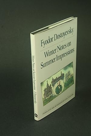 Imagen del vendedor de Winter notes on summer impressions. Translated and introduced by Kyril FitzLyon a la venta por Steven Wolfe Books