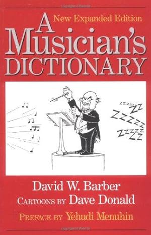 Immagine del venditore per A Musician's Dictionary venduto da WeBuyBooks