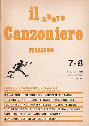 Il nuovo Canzoniere Italiano - n. 7-8, Milano, agosto 1966