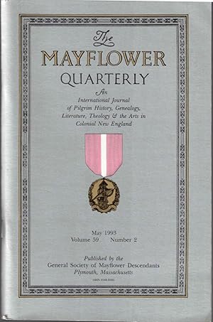 Seller image for The Mayflower Quarterly Vol. 59 No. 2, May 1993 for sale by Kenneth Mallory Bookseller ABAA