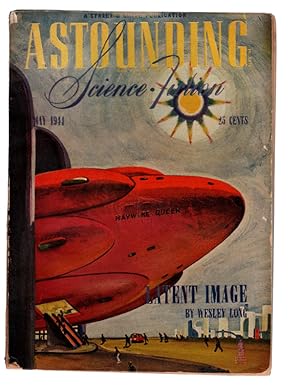 Immagine del venditore per ASTOUNDING SCIENCE FICTION, MAY 1944. Latent Image by Wesley Long. Cover Art by William Timmins. EXTREMELY RARE PULP MAGAZINE. venduto da Once Read Books