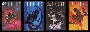 Imagen del vendedor de Aliens 1989 Comic Set 1-2-3-4 Lot Dark Horse 2nd series Denis Beauvais art movie a la venta por CollectibleEntertainment