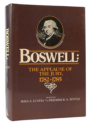 Seller image for BOSWELL The Applause of the Jury 1782-1785 for sale by Rare Book Cellar