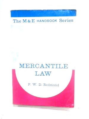 Immagine del venditore per Mercantile Law venduto da World of Rare Books