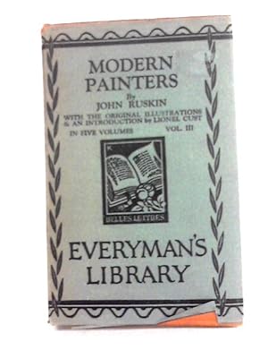 Seller image for Modern Painters in 5 Volumes Vol III for sale by World of Rare Books