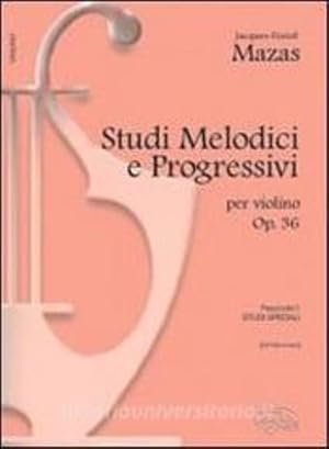 Bild des Verkufers fr Studi melodici e progressivi, per il violino. Op. 36. Fascicolo 1 studi speciali. zum Verkauf von FIRENZELIBRI SRL