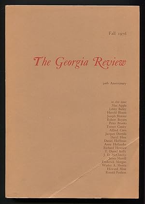 Bild des Verkufers fr The Georgia Review - Volume XXX, Number 3, Fall 1976 zum Verkauf von Between the Covers-Rare Books, Inc. ABAA