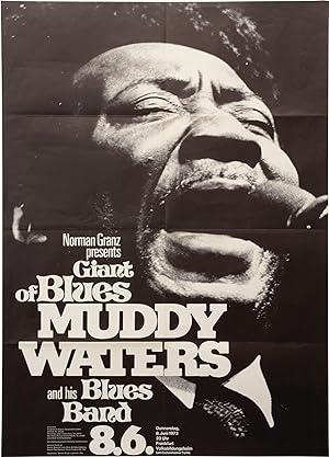 Muddy Waters and His Blues Band (Original poster for a concert at the Volksbildunsheim, Frankfurt...