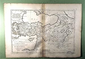 TURQUIE D'ASIE, à l'exception des enclaves situées en Arabie. Atlas Encyclopédique contenant la g...