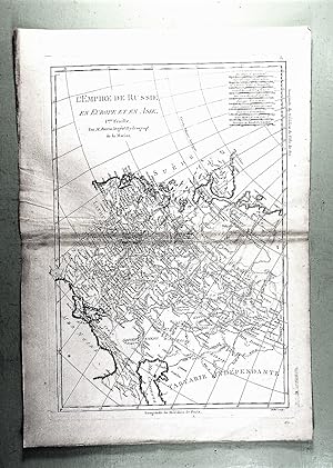 L'EMPIRE DE RUSSIE, en Europe et en Asie, en 3 cartes. Atlas Encyclopédique contenant la géograph...