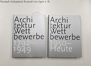 Seller image for Architektur-Wettbewerbe 1792 - 1949 und 1950 - 1994: 2 Bnde: for sale by Versand-Antiquariat Konrad von Agris e.K.