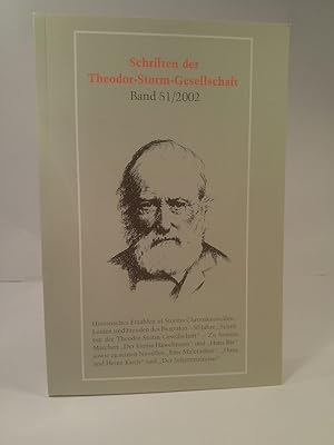 Imagen del vendedor de Schriften der Theodor-Storm-Gesellschaft Band 51/ 2002 a la venta por ANTIQUARIAT Franke BRUDDENBOOKS