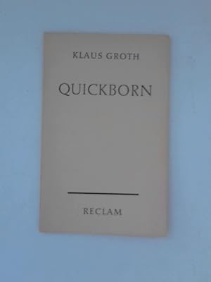 Imagen del vendedor de Quickborn. Auswahl, Otto Lemke a la venta por ANTIQUARIAT FRDEBUCH Inh.Michael Simon