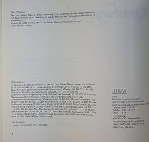 Bild des Verkufers fr Regensburger Almanach 1991, zum Verkauf von Antiquariat REDIVIVUS