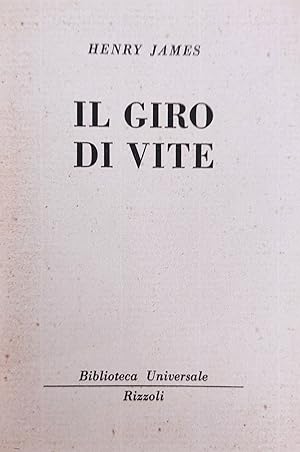 IL GIRO DI VITE