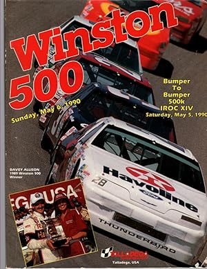 Talladega Super Speedway Nascar Auto Race Program 5/6/1990-Winston 500