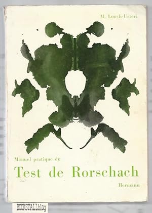 Imagen del vendedor de Manuel pratique du test de Rorschach a la venta por BOOKSTALLblog