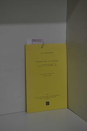 Bild des Verkufers fr Der Begriff "Volk" in der Ethnologie. Abschiedsvorlesung gehalten am 15. Dezember 1986. Mit e. Grusswort von Gerhard Grohs zum Verkauf von ralfs-buecherkiste