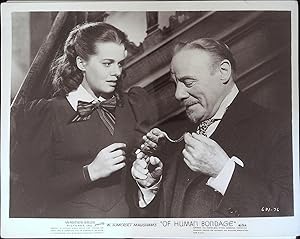 Imagen del vendedor de Of Human Bondage Lot of Six 8 X 10 Stills 1946 Paul Henreid, Eleanor Parker, Alexis Smith a la venta por AcornBooksNH