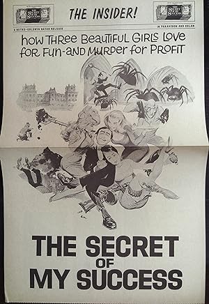 Imagen del vendedor de The Secret of My Success Herald 1965 Shirley Jones, Stella Stevens, Honor Blackman a la venta por AcornBooksNH