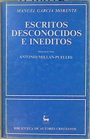 Seller image for Escritos desconocidos e inditos for sale by Almacen de los Libros Olvidados