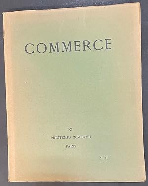 Bild des Verkufers fr Commerce cahier XI. Printemps 1927 zum Verkauf von Librairie de l'Avenue - Henri  Veyrier