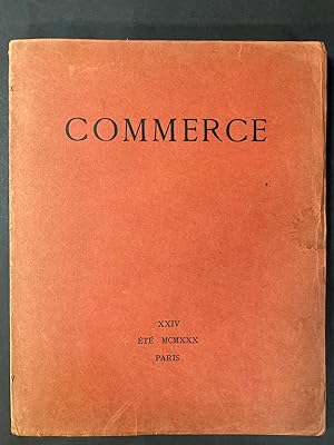 Seller image for Commerce cahier XXIV. Et 1930 for sale by Librairie de l'Avenue - Henri  Veyrier